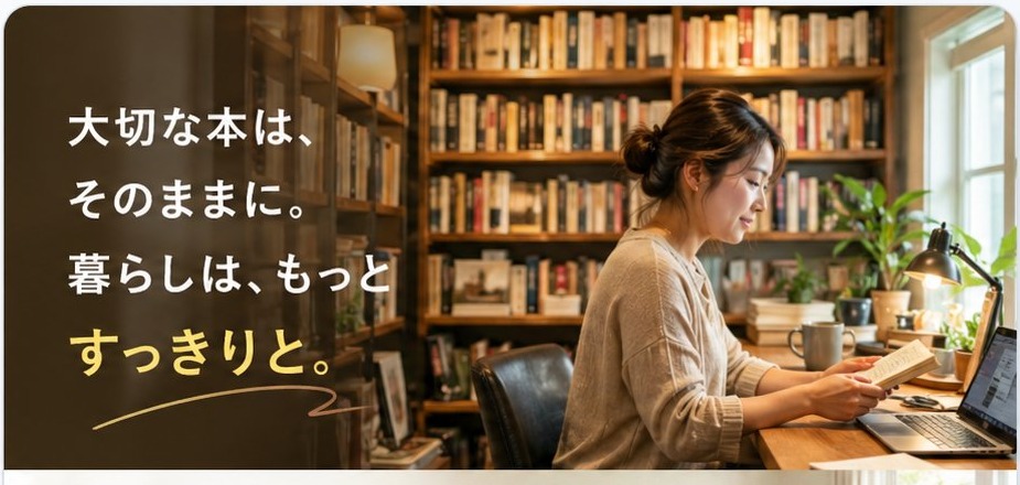 大切な本はそのままに、暮らしはもっとすっきりと